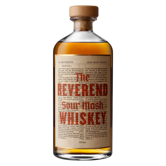 The Reverand Sour Mash Whiskey 750ml 45% ABV