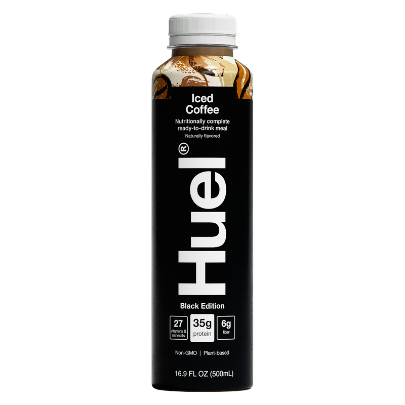 Huel Black Edition Iced Coffee Protein Ready-to-Drink Meal Replacement 16.9oz Btl
