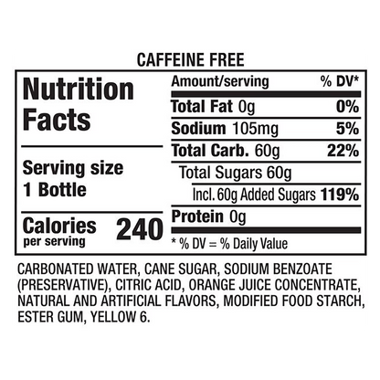 Stewarts Orange and Cream 12oz Btl