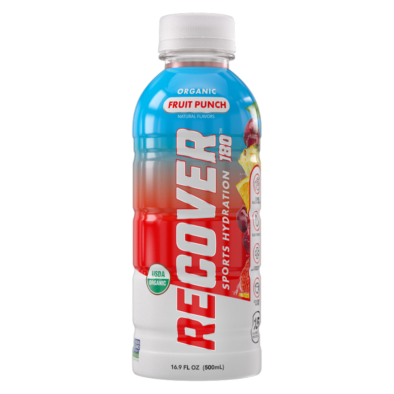 Recover 180 Organic Fruit Punch Sports Drink 16.9oz Btl