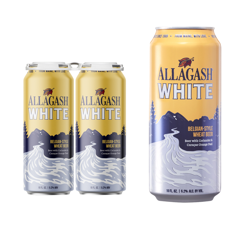 Allagash White Ale 4pk 16oz Can