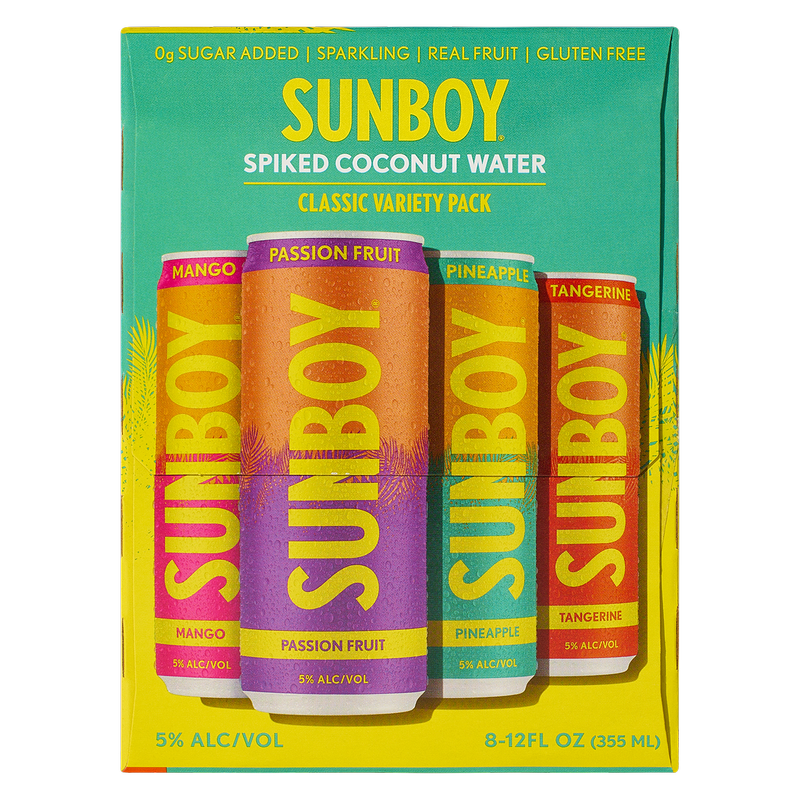 SUNBOY Classic Variety Pack 8pk 12oz Can
