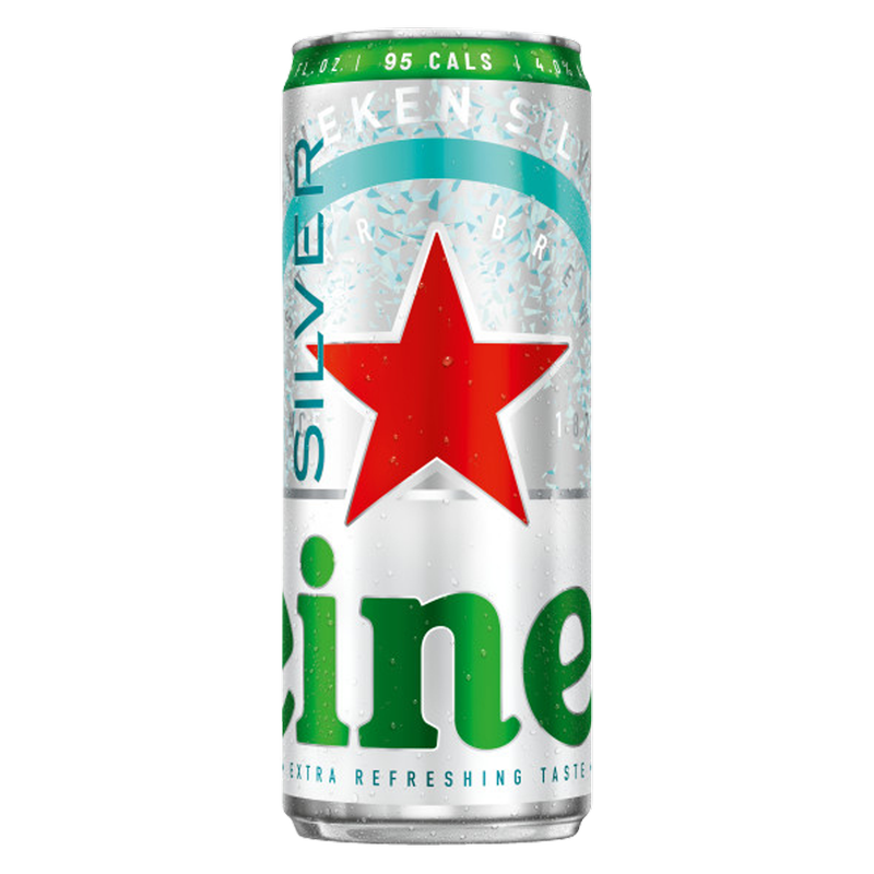 Heineken Silver Single 12oz Can 4% ABV