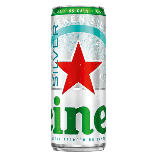 Heineken Silver Single 12oz Can 4% ABV