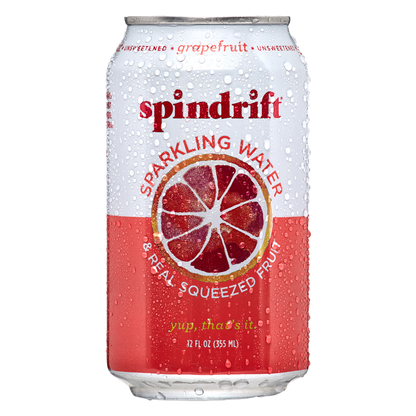 Spindrift Grapefruit Sparkling Water 12oz Can