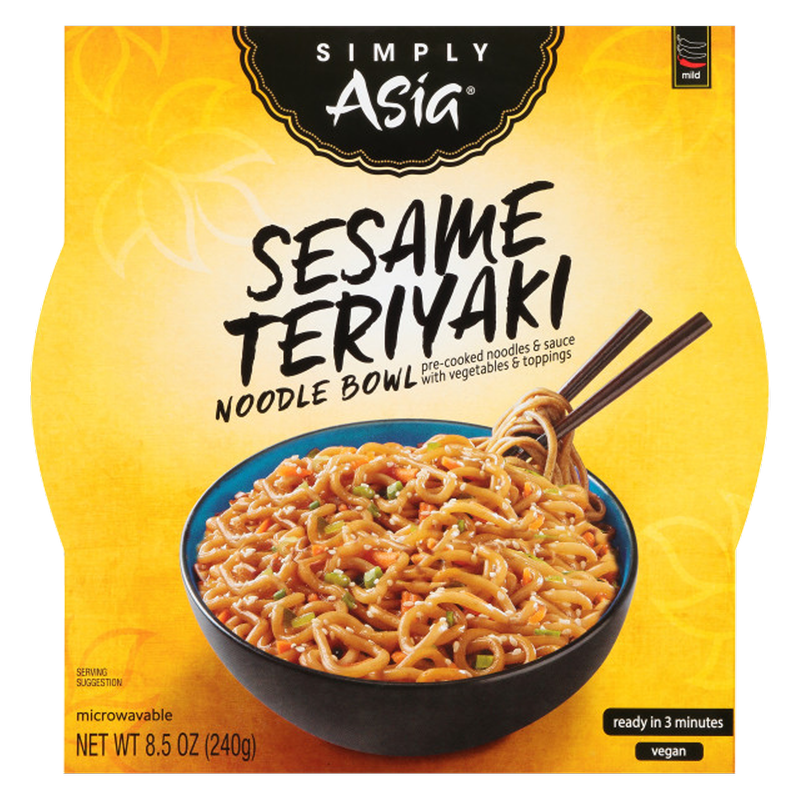 Simply Asia Heat and Serve Sesame Teriyaki Noodle Bowl 8.5oz
