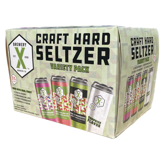 Brewery X Hard Seltzer Variety Pack 12pk 12oz Can