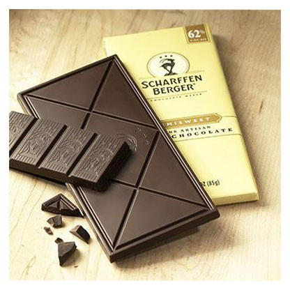 Scharffen Berger 62% Semisweet Chocolate Bar 3oz