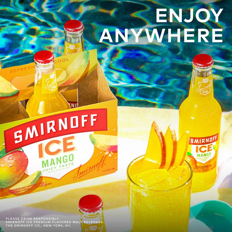 Smirnoff Ice Mango 6pk 11.2oz Btl