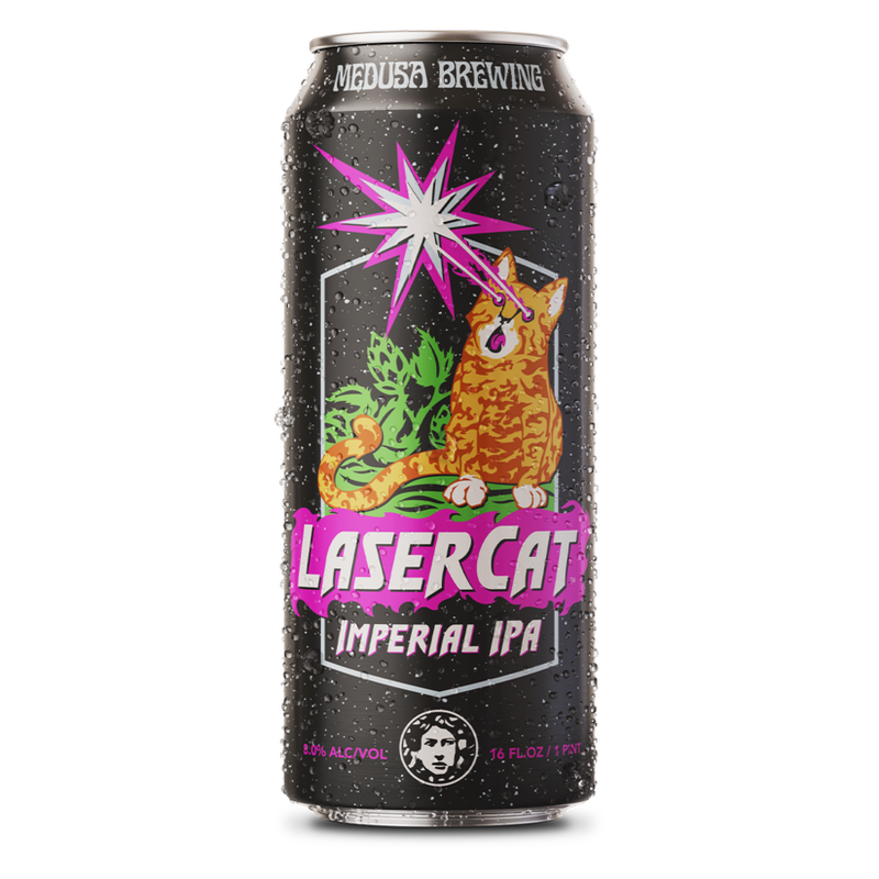 Medusa Lasercat IPA 4pk 16oz Can 8.0% Abv