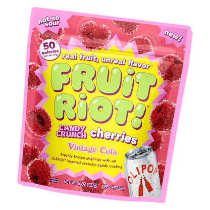 Fruit Riot x Olipop Frozen Candy Crunch Cherries