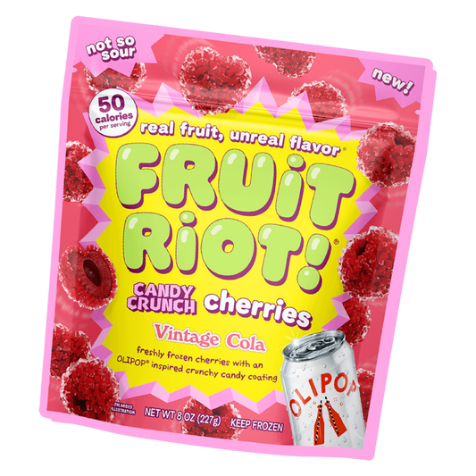 Fruit Riot x Olipop Frozen Candy Crunch Cherries