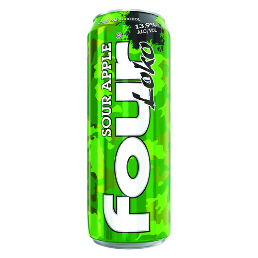 Four Loko Sour Apple Single 23.5oz Can 13.9% ABV