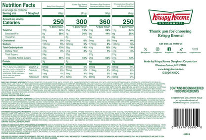 Krispy Kreme® Assorted Easter Doughnuts - 6ct