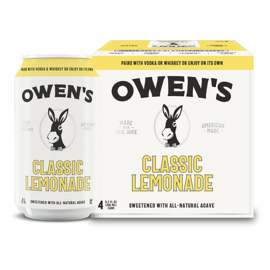Owen's Classic Lemonade 240ml 4pk Can