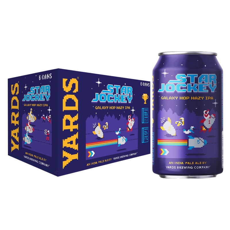 Yards Star Jockey Hazy IPA 6pk 12oz Can 7.2% IPA