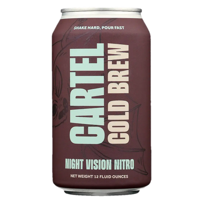 Cartel Night Vision Nitro Cold Brew 12oz Can