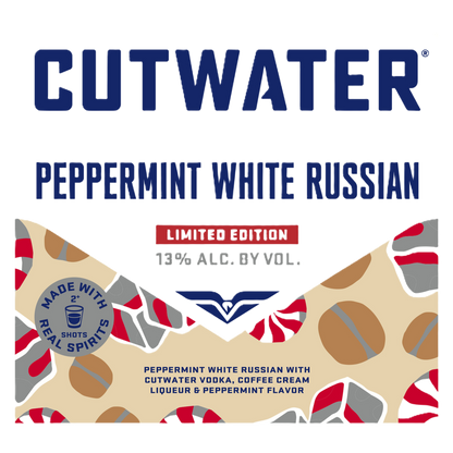 Cutwater Peppermint White Russian Limited Edition 12oz 4pk