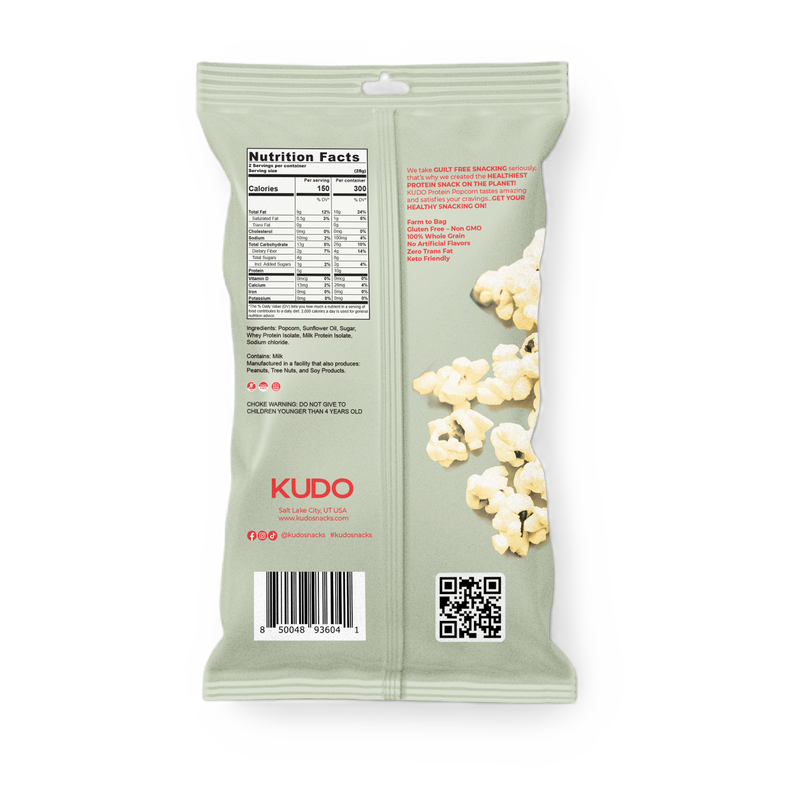 Kudo Salty Sweet Kettle Korn Protein Popcorn, 2oz