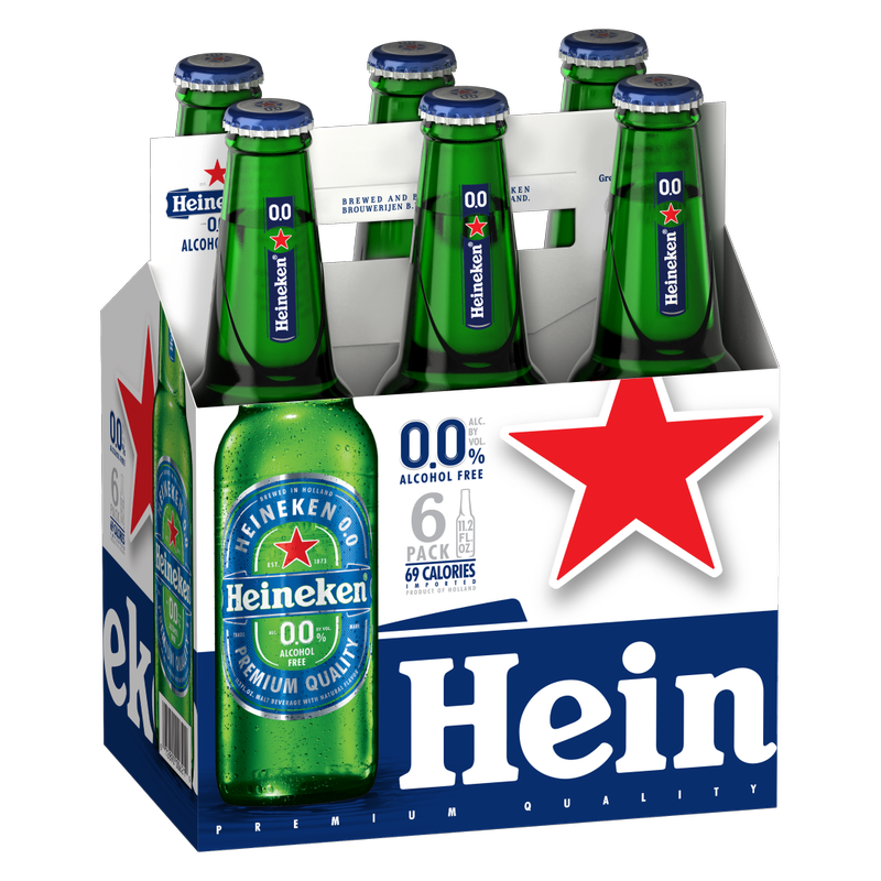 Heineken 0.0 6pk 12oz Btl 0.0% ABV