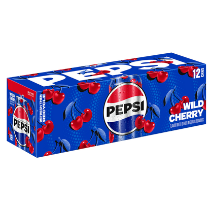 Pepsi Wild Cherry 12pk 12oz can
