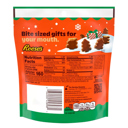 Reese's Peanut Butter Unwrapped Mini Trees Pouch, 7.6 oz