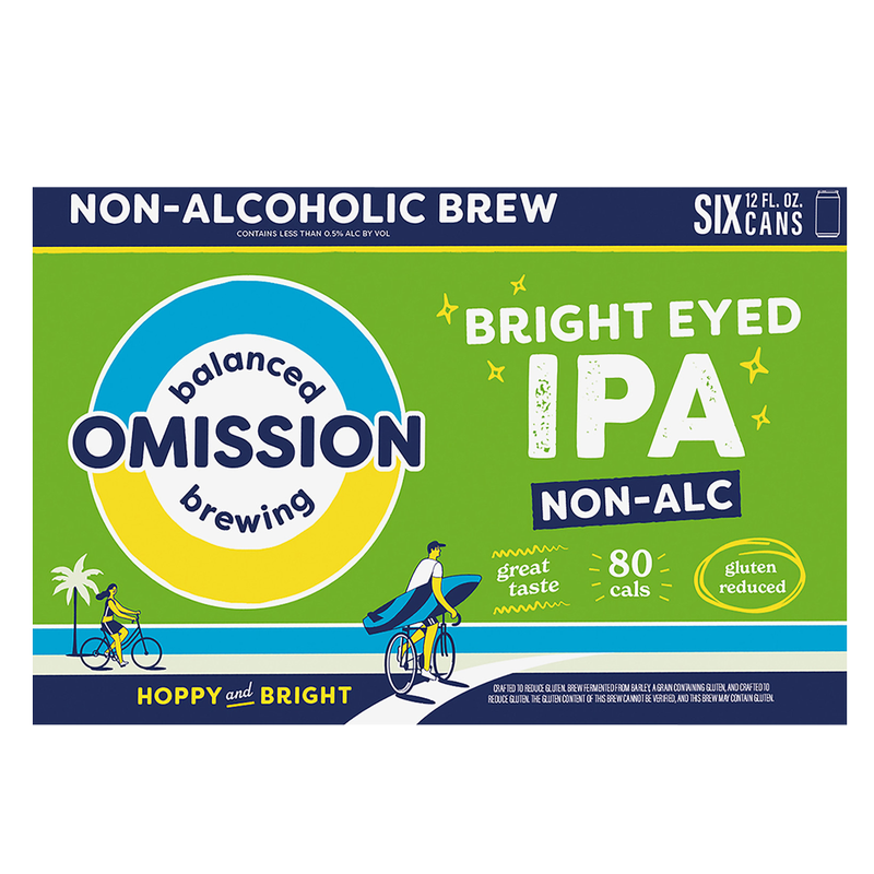 Omission Bright Eyed IPA Non-Alcoholic 6pk 12oz Cans