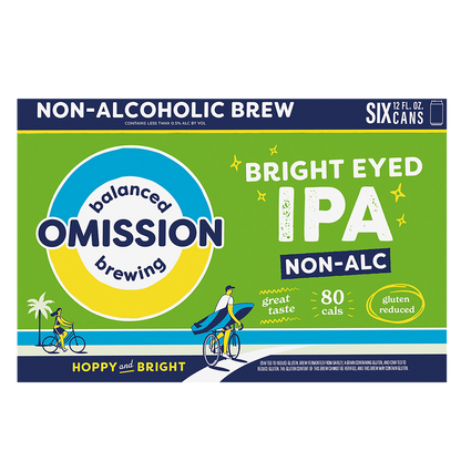 Omission Bright Eyed IPA Non-Alcoholic 6pk 12oz Cans