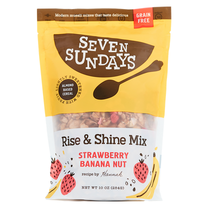 Seven Sundays Rise & Shine Strawberry Grain Free Muesli 10oz Bag