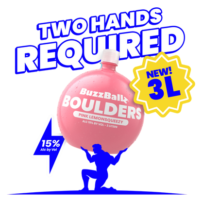 BuzzBallz Boulders Pink Lemonsqueezy 3L Bottle