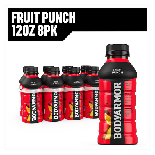 Bodyarmor Fruit Punch 8pk 12oz Btl - XL