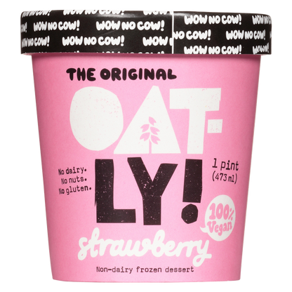 Oatly Non-Dairy Strawberry Ice Cream Pint