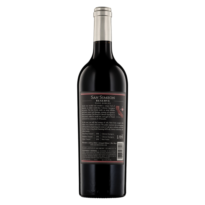 San Simeon Cabernet Sauvignon Reserve 750ml
