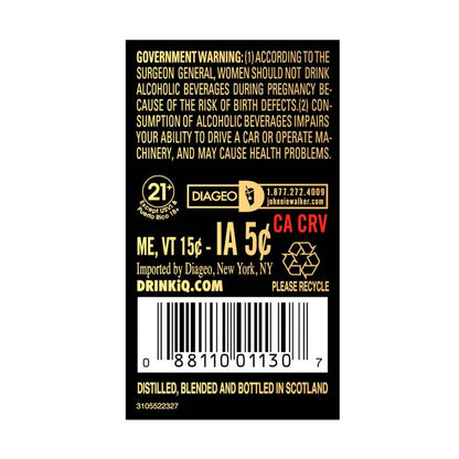 Johnnie Walker Black Label Scotch 750ml (80 Proof)