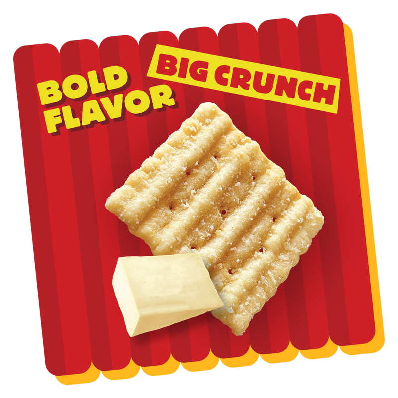 Cheez-It® Grooves Sharp White Cheddar, 6 oz
