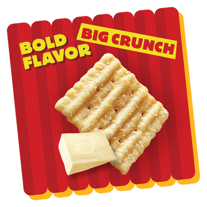 Cheez-It® Grooves Sharp White Cheddar, 6 oz