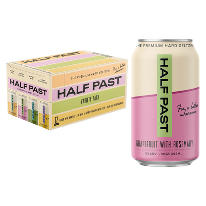 Half Past Premium Hard Seltzer 12 pk Variety Pack 4.5% ABV