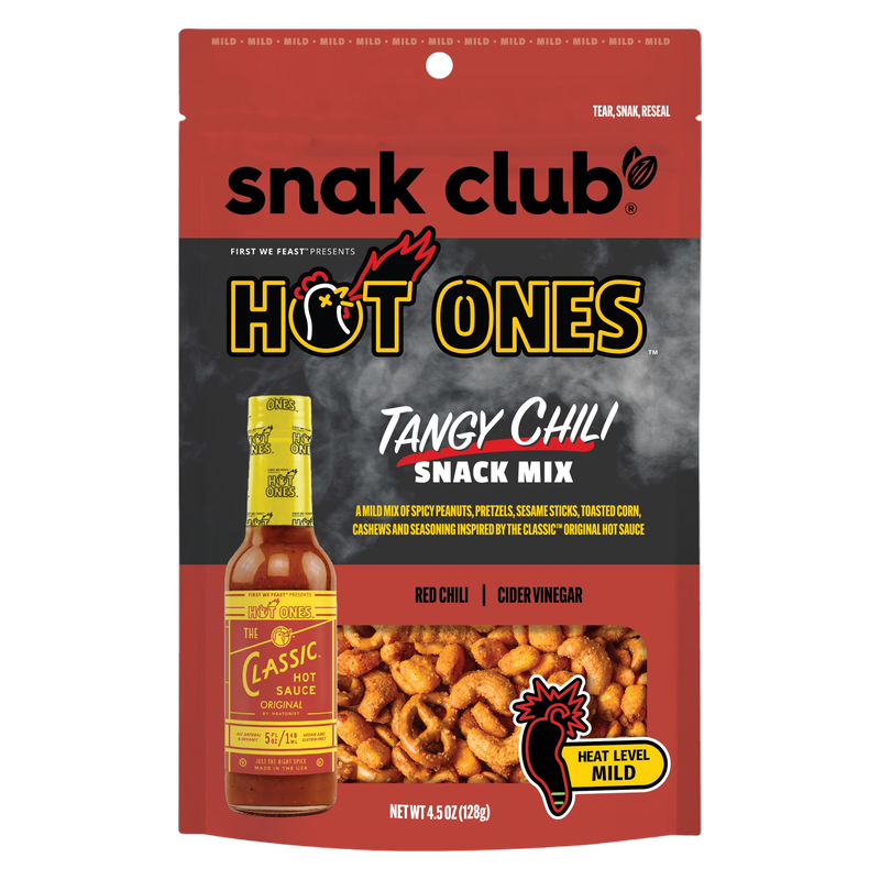 Snak Club Hot Ones Tangy Chili Snack Mix, 4.5oz
