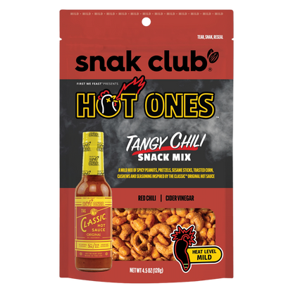 Snak Club Hot Ones Tangy Chili Snack Mix, 4.5oz