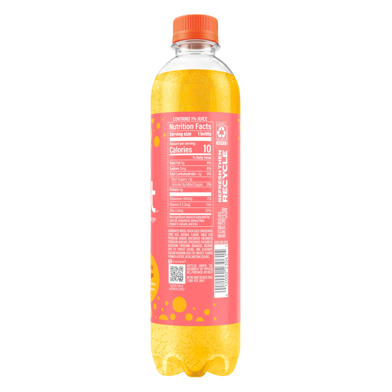 Bubly Burst Peach Mango 16.9oz Btl