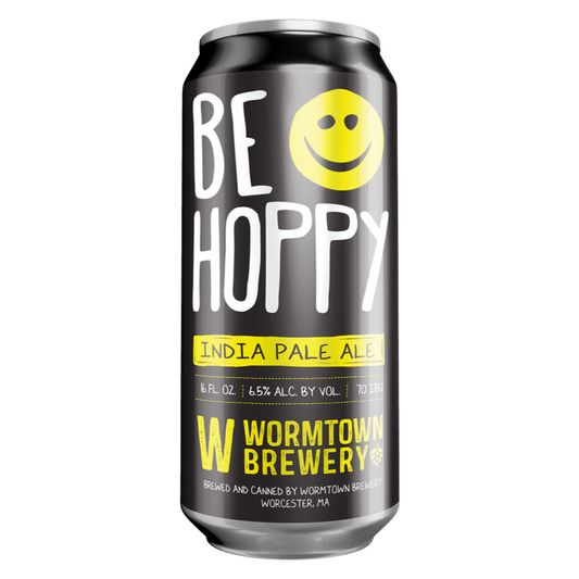 Wormtown Be Hoppy IPA 4pk 16oz Can 6.5% ABV