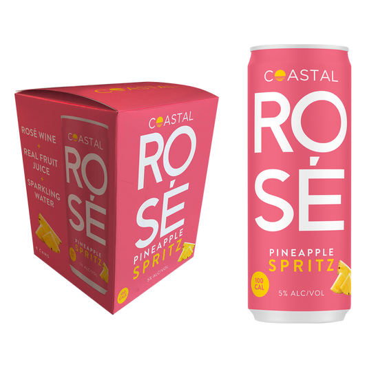 Coastal Spritz Rose Pineapple 4pk 12oz Can 5.0% ABV