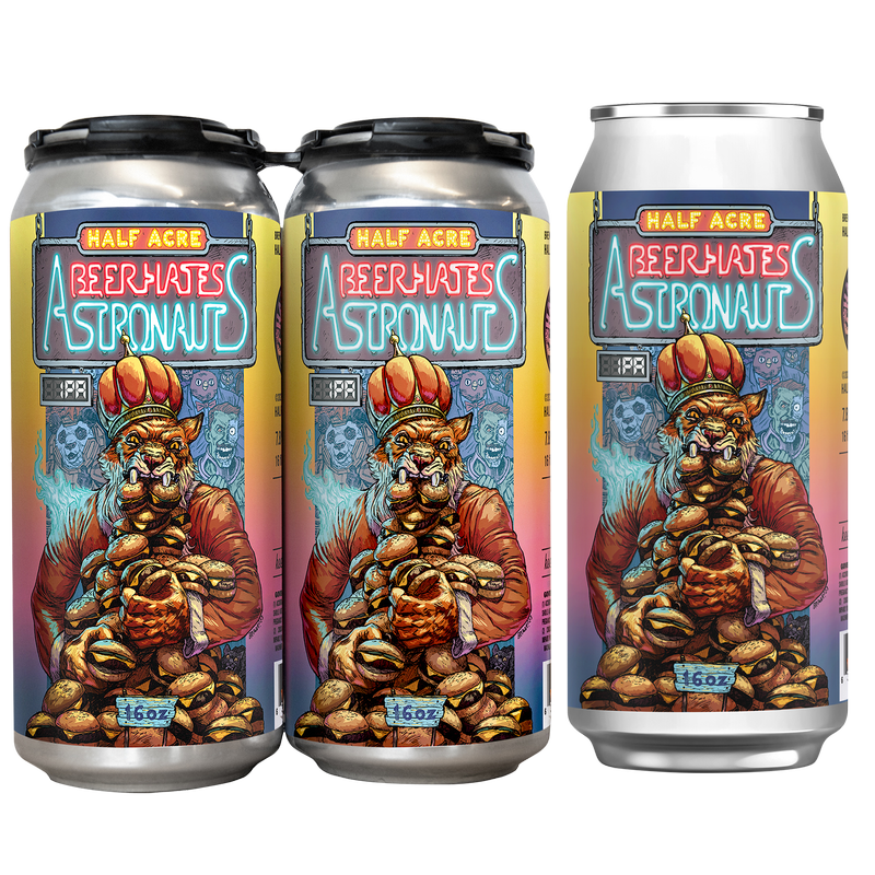 Half Acre Beer Hates Astronauts IPA 4pk 16oz Can 7.8% ABV