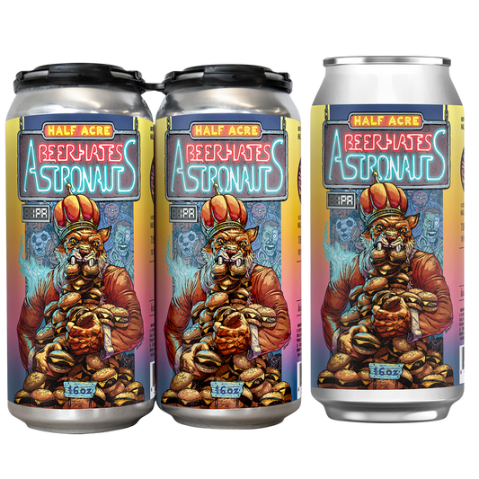 Half Acre Beer Hates Astronauts IPA 4pk 16oz Can 7.8% ABV