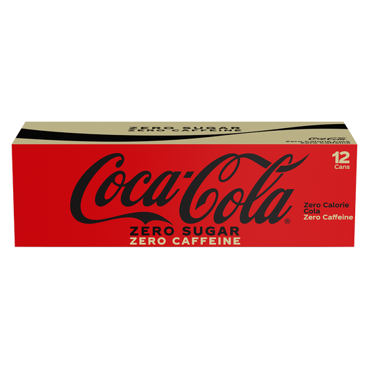 Coca-Cola Zero Sugar Caffeine Free 12pk 12oz Can