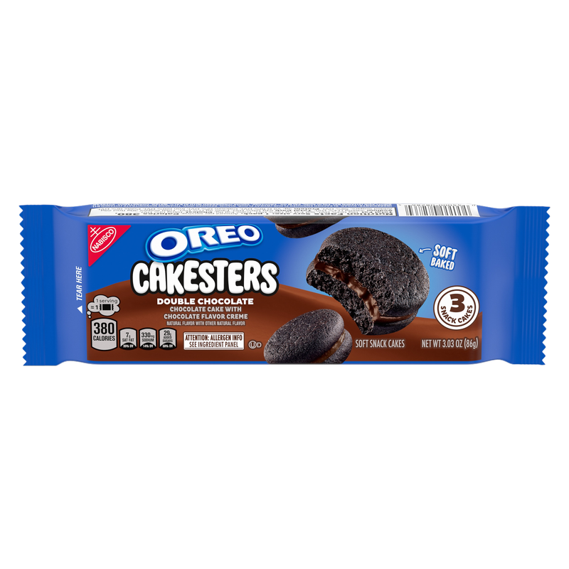 Oreo Cakesters Chocolate, 3.03oz