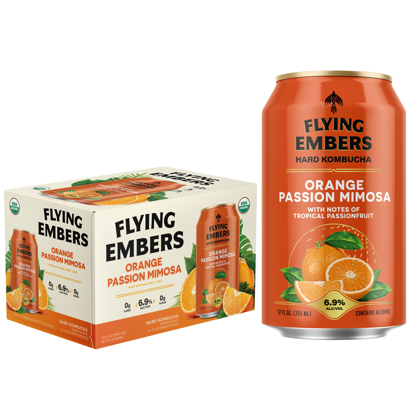 Flying Embers Orange Passion Mimosa 6pk 12oz Can 6.9% ABV