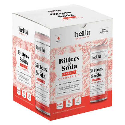 Hella Cocktail Co Bitters & Soda Spritz Aromatic 4pk 12oz Can