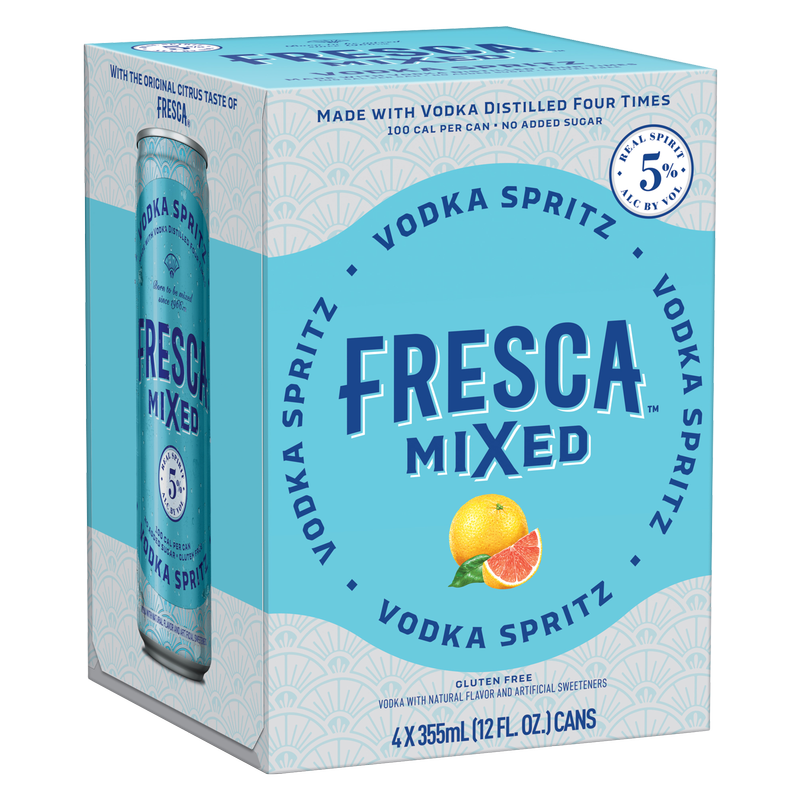 Fresca Mixed Vodka Spritz Canned Cocktail 4pk 12oz Can 5.0% ABV