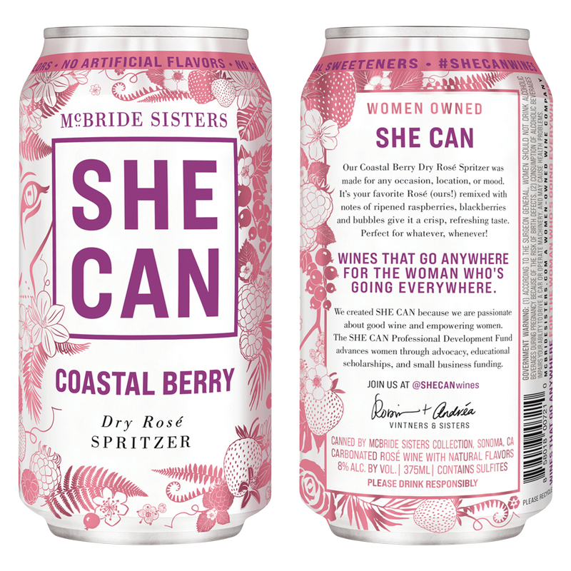 SHE CAN Coastal Berry Spritzer 375ml